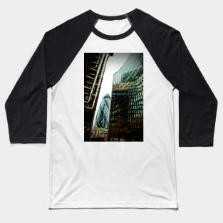 30 St Mary Axe The Gherkin London England Baseball T-Shirt